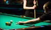 Three Hours of Billiards Table Time for Up to Two or Four Plus Food Vouchers at Danny Greens Billiards Bar (Up to 69% Off)