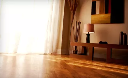 Hardwood Refinishing for 200, 500, or 1,000 Square Feet of Floor from New Way Dry Way Carpet Cleaning (Up to 67% Off) - Primary Image