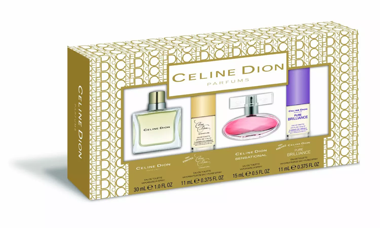 Celine Dion 4-Piece Eau de Toilette Mini Set for Women - Primary Image