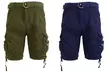 Men's Belted Cargo Slim fit Utility Shorts (2-Pack) - Image 6
