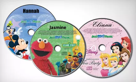$ 25 for $ 60 Worth of Custom Kids’ Sing-Along CDs and DVDs from Just Me Music - Primary Image