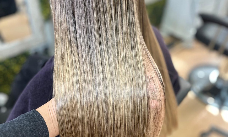 Image 2: Sesión de peluqueria con opcion a tinte y/o mechas 