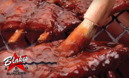 $4 for $8 Worth of American Fare at Blake's Bar-B-Q & Burgers - Primary Image