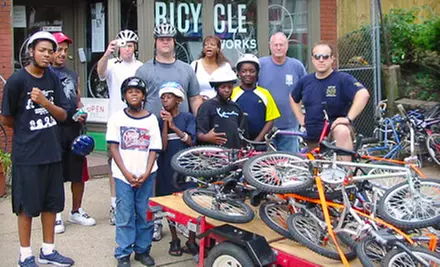 If 24 People Donate $10, Then St. Louis BicycleWorks Can Buy Bike Locks and Safety Gear for Kids - Primary Image