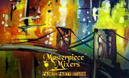 $15 for a Painting Class at Masterpiece Mixers Paint & Party Studio (Up to $35 Value) - Primary Image