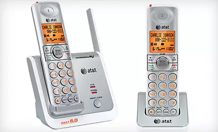 $35 for an AT&T Cordless Phone with Two Handsets ($49.95 List Price). Free Shipping. - Primary Image