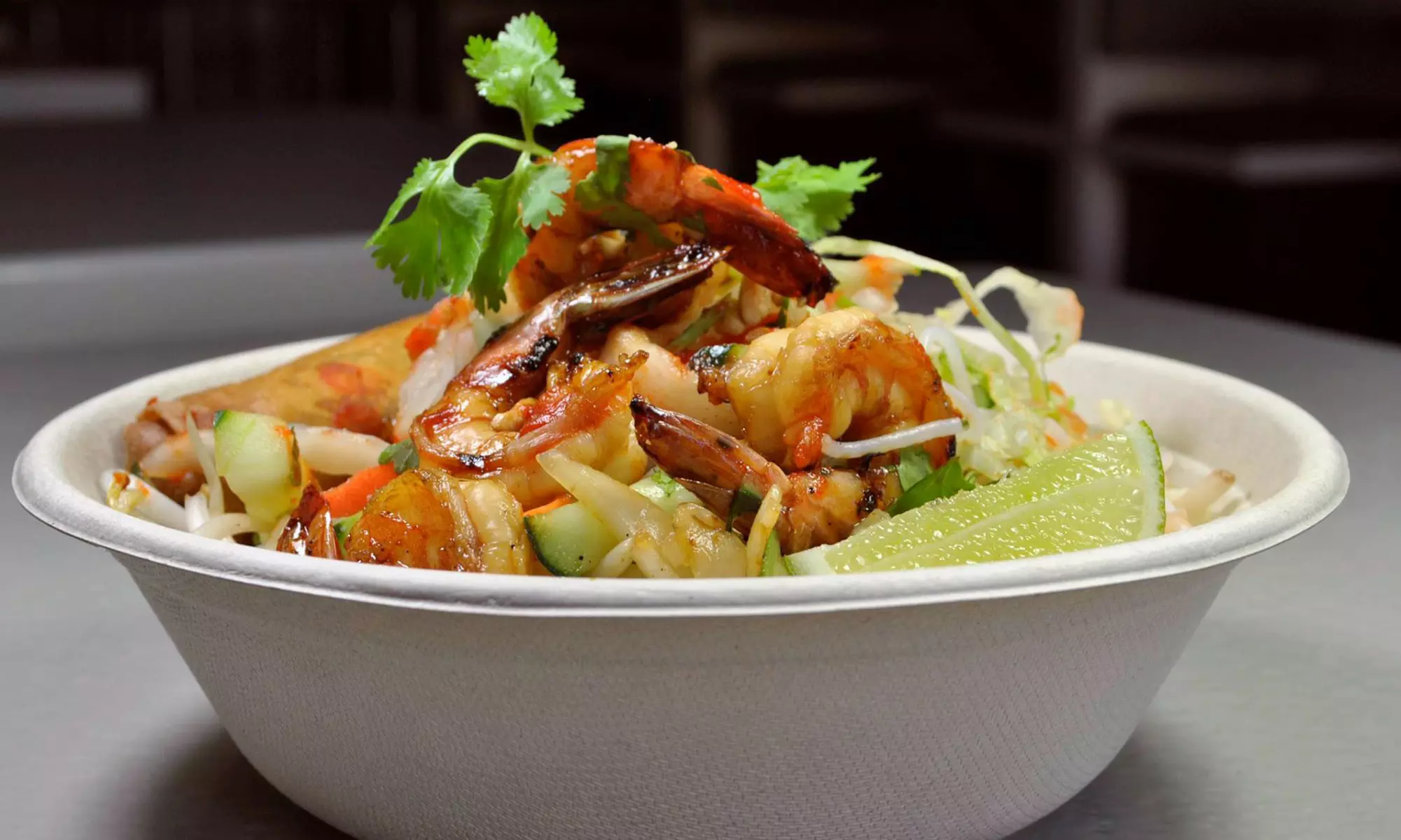 Two Groupons, Each Good for $10 or $15 Worth of Vietnamese Rice and Noodle Bowls at Saigon Bowl (40% Off) - Primary Image