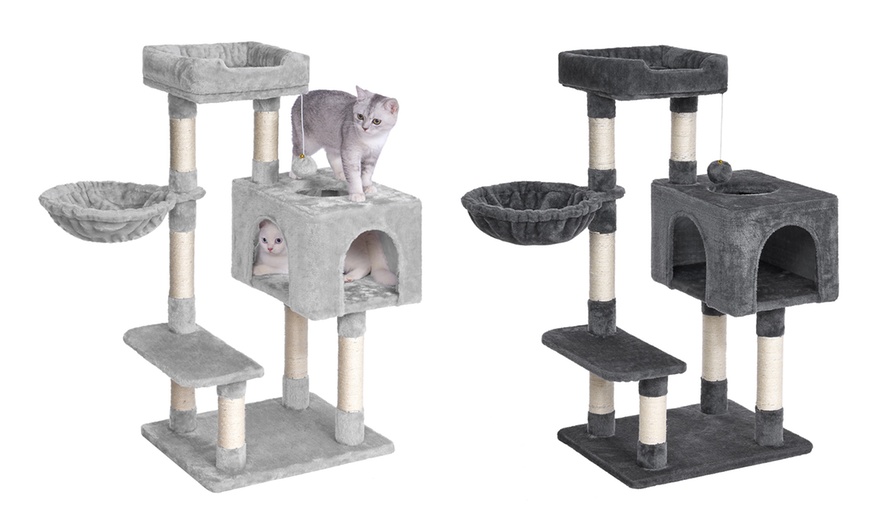 Image 1: Cat Tree With 3 Doors