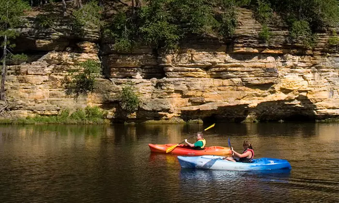 Four-Hour Single, Kids, or Double Kayak, Canoe, or SUP Rental at Dells Watersports (Up to 45%Off)  - Primary Image