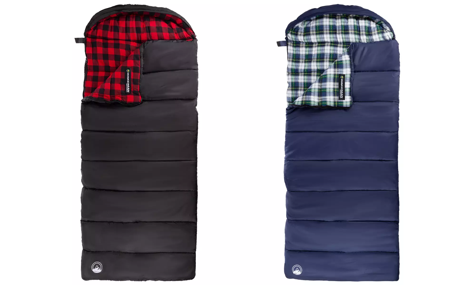 Wakeman XL 3 Season 32F Envelope Sleeping Bag with Hood - Primary Image