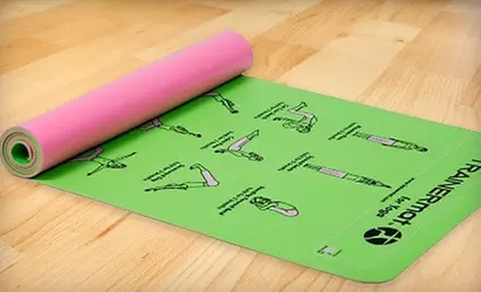 $12 for an Exercise Mat with Printed Exercise Illustrations for Yoga, Abs, Pilates, or Weight Loss from G2Lifestyles ($29.99 Value) - Primary Image