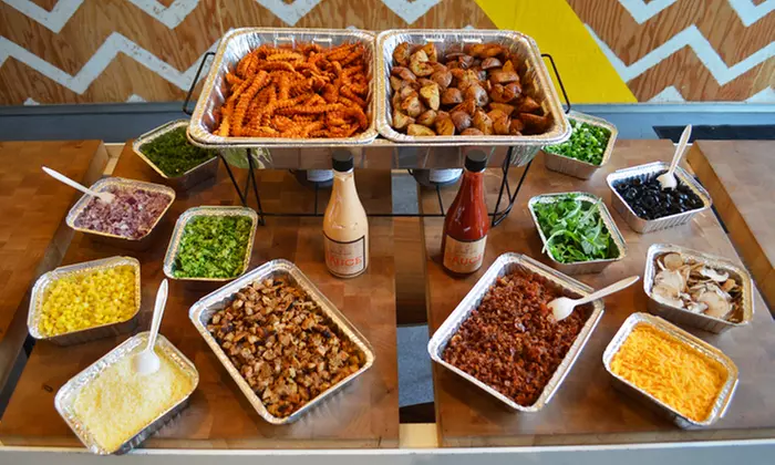 Potato Bar Catering Package for Up to 12 or Up to 25 People from Potatopia (Up to 47% Off) - Primary Image