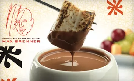 $12 for $24 Worth of Sweet and Savory Fare at Max Brenner, Chocolate by the Bald Man - Primary Image