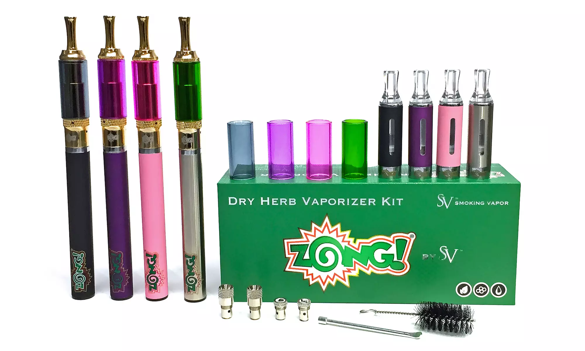 Zong! Dry Herb Vaporizer Kit with Wax and Oil Bundle - Primary Image