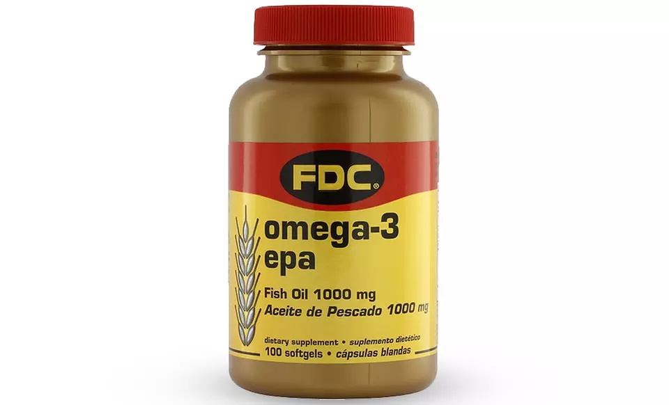 100-Count Bottles of FDC Vitamins Omega-3 Fish-Oil Softgels - Second Medium