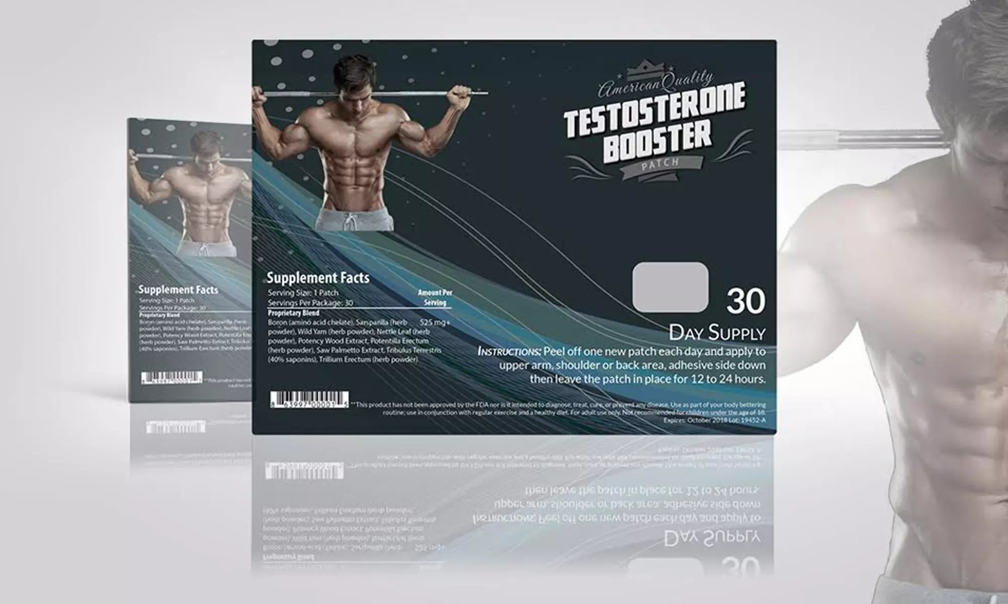 Testosterone-Booster Patches (30-Pack) - Primary Image