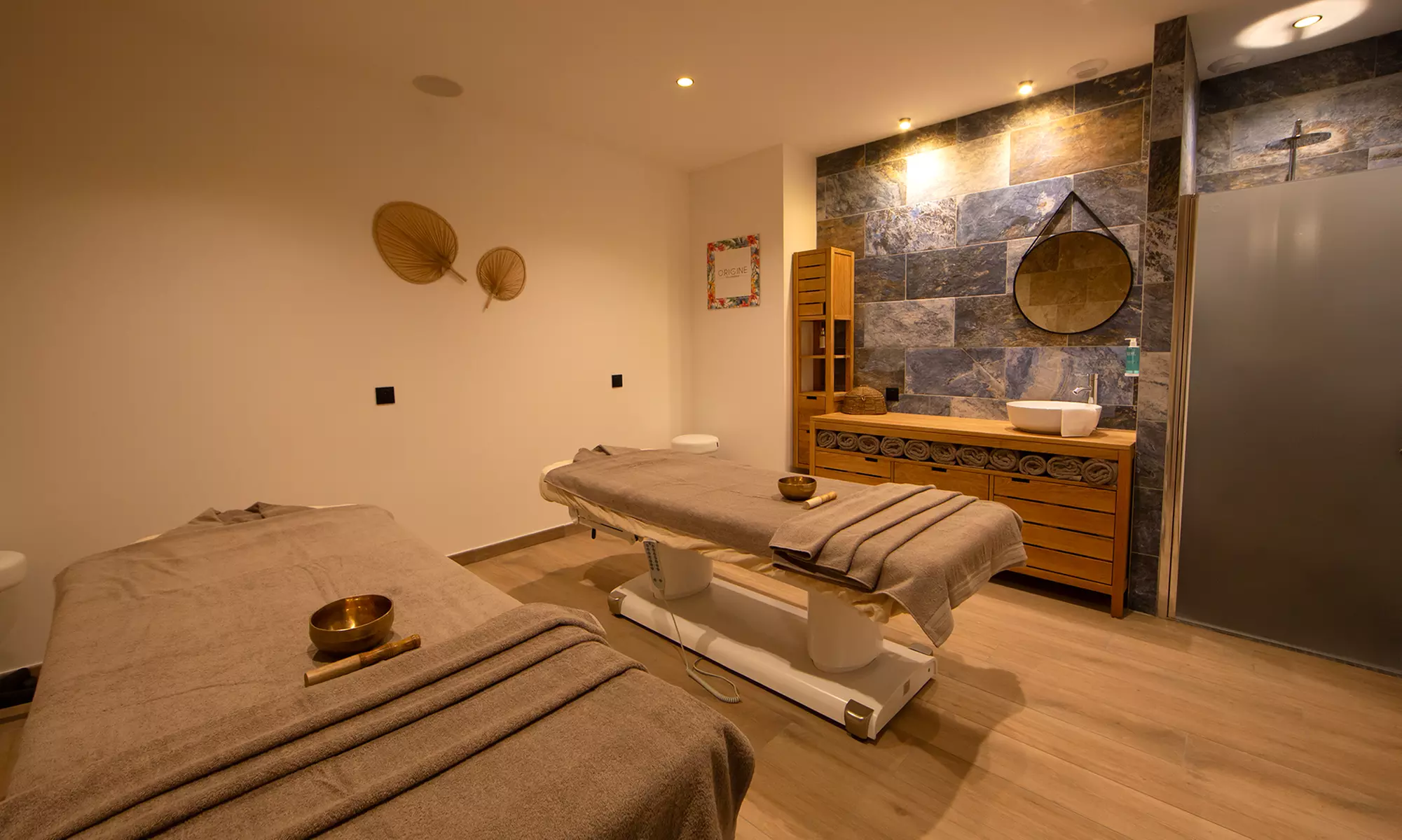 Accès spa en solo ou en duo chez Les Oliviers