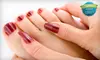 $30 for a Shellac Manicure and a Paraffin Pedicure at Allen Michael's Hair Salon in Clarksville ($60 Value) 