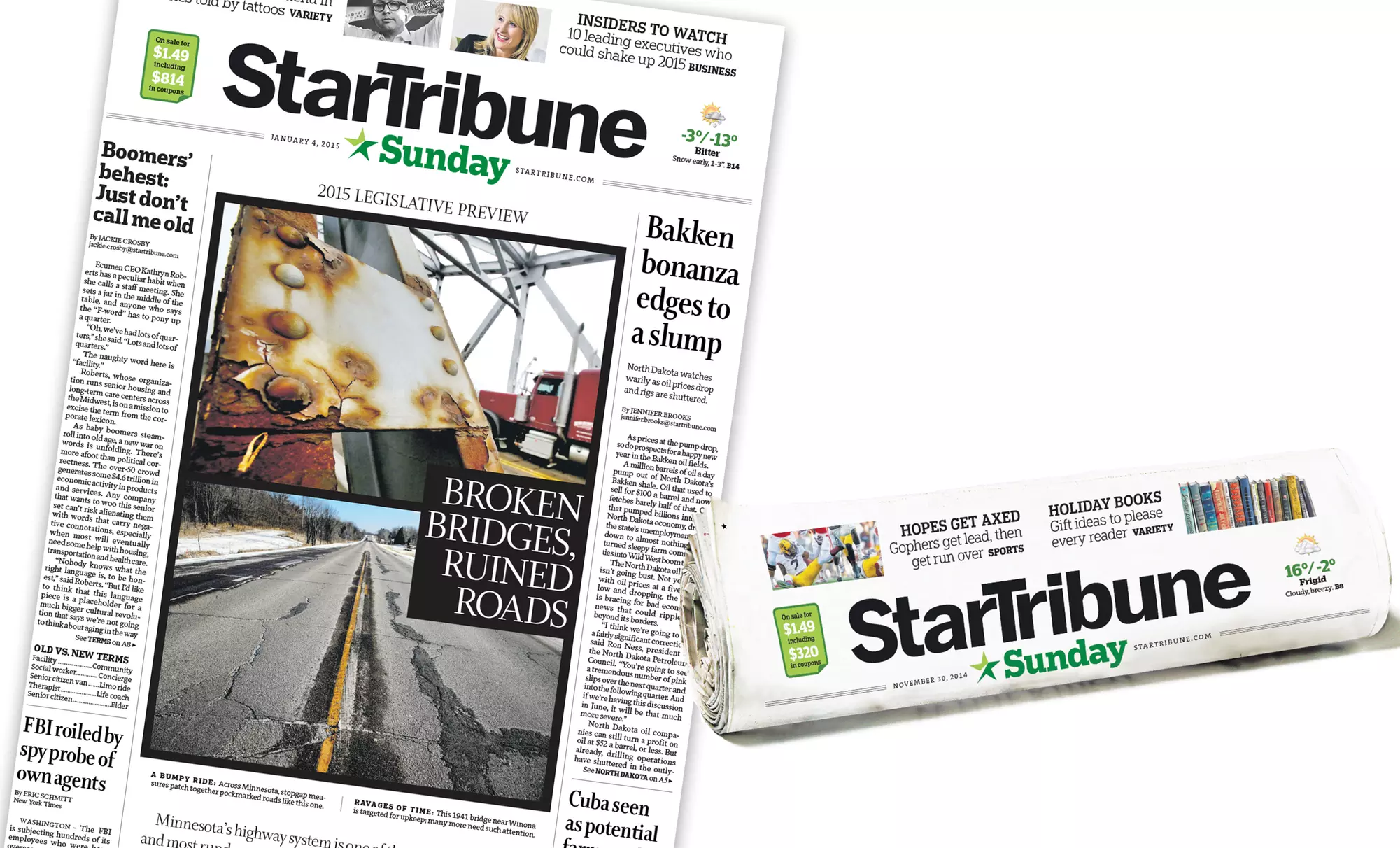 52-Week Sunday-Edition Print Subscription from "Star Tribune" for Metro Area or Statewide (Up to 78% Off) - Primary Image