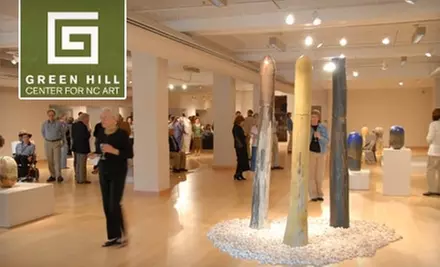 $30 for a Household Membership ($65 Value) or $15 for a Single Membership ($35 Value) to Green Hill Center for NC Art - Primary Image