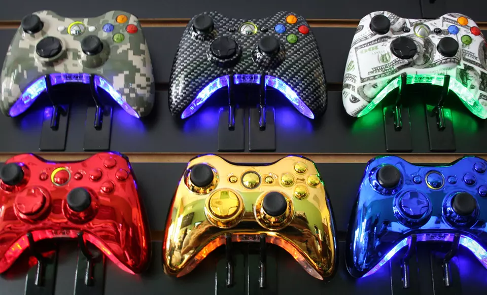 $29.99 for a Custom Wireless Xbox 360 Lighted Modded Controller from Ms4R Modz ($99 List Price). Free Shipping. - Primary Image