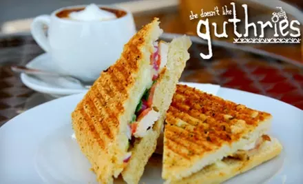 $5 for $15 Worth of Soups, Burritos, Vegan Fare, and More at She Doesn't Like Guthries in Lewiston - Primary Image