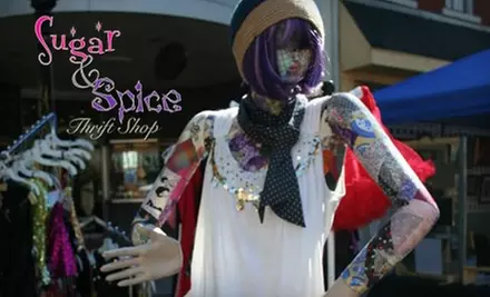 $10 for $20 Worth of Women's Apparel and Accessories at Sugar & Spice Thrift Shop - Primary Image