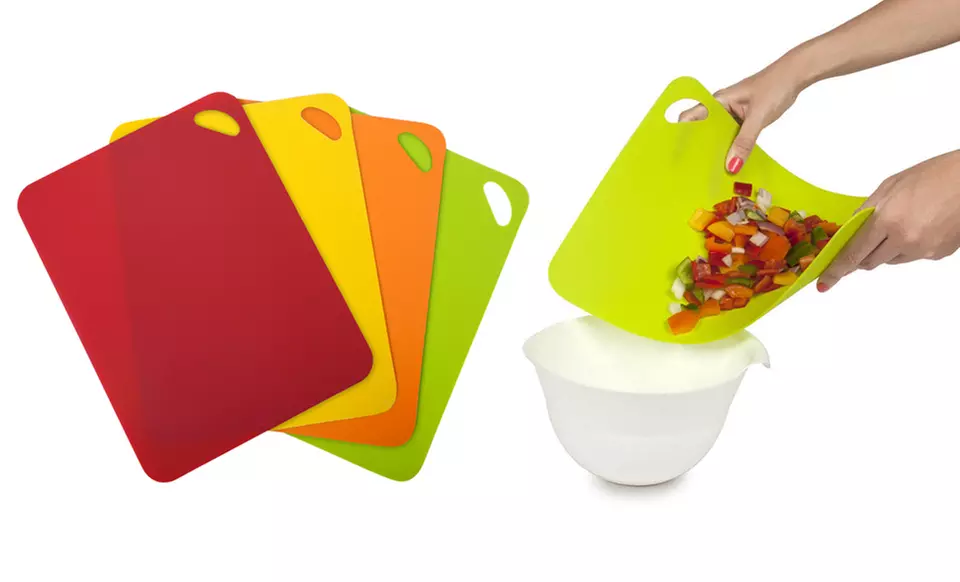 Set of Four Core Kitchen Flexible Cutting Mats. Multiple Colors Available. Free Returns. - Primary Image