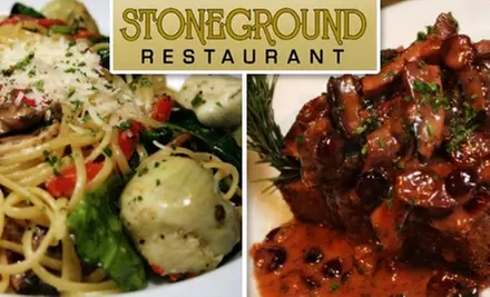 $10 for $25 Worth of Pizza, Pasta, and More at Stoneground Restaurant  - Primary Image