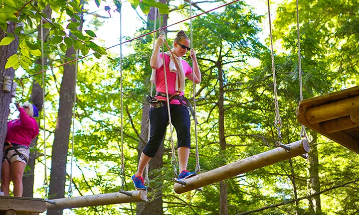 Aerial Treetop Adventure Experience for Two or Four at Gunstock Mountain Resort (Up to 40% Off) - Primary Image