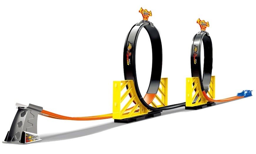 Image 2: Double Loop Racing Set