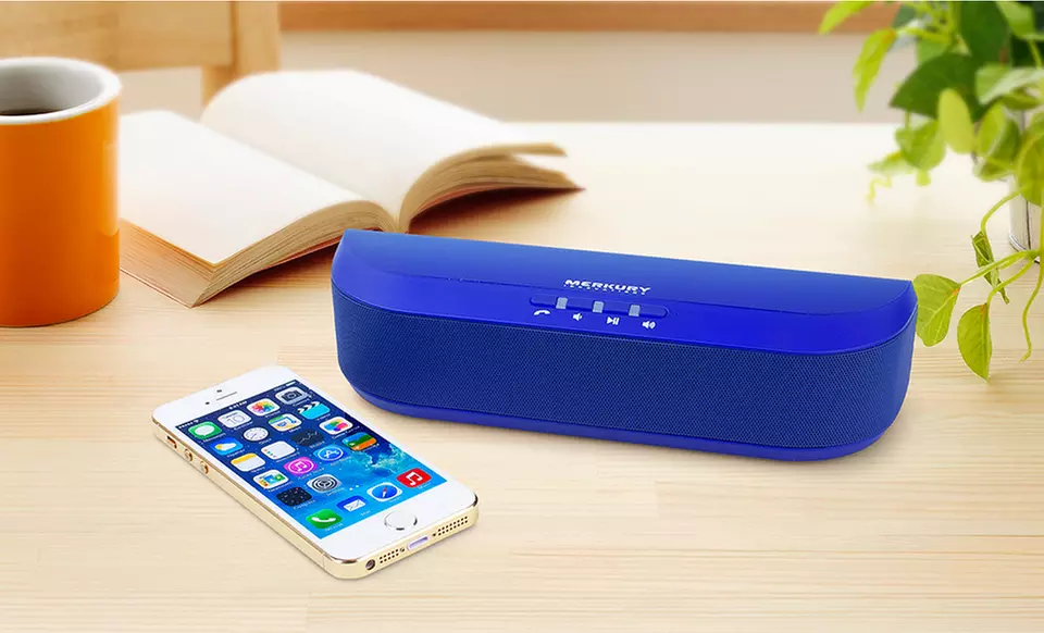 Merkury Anthem Bluetooth Speaker with Built-In Microphone. Multiple Colors Available. Free Returns. - Primary Image