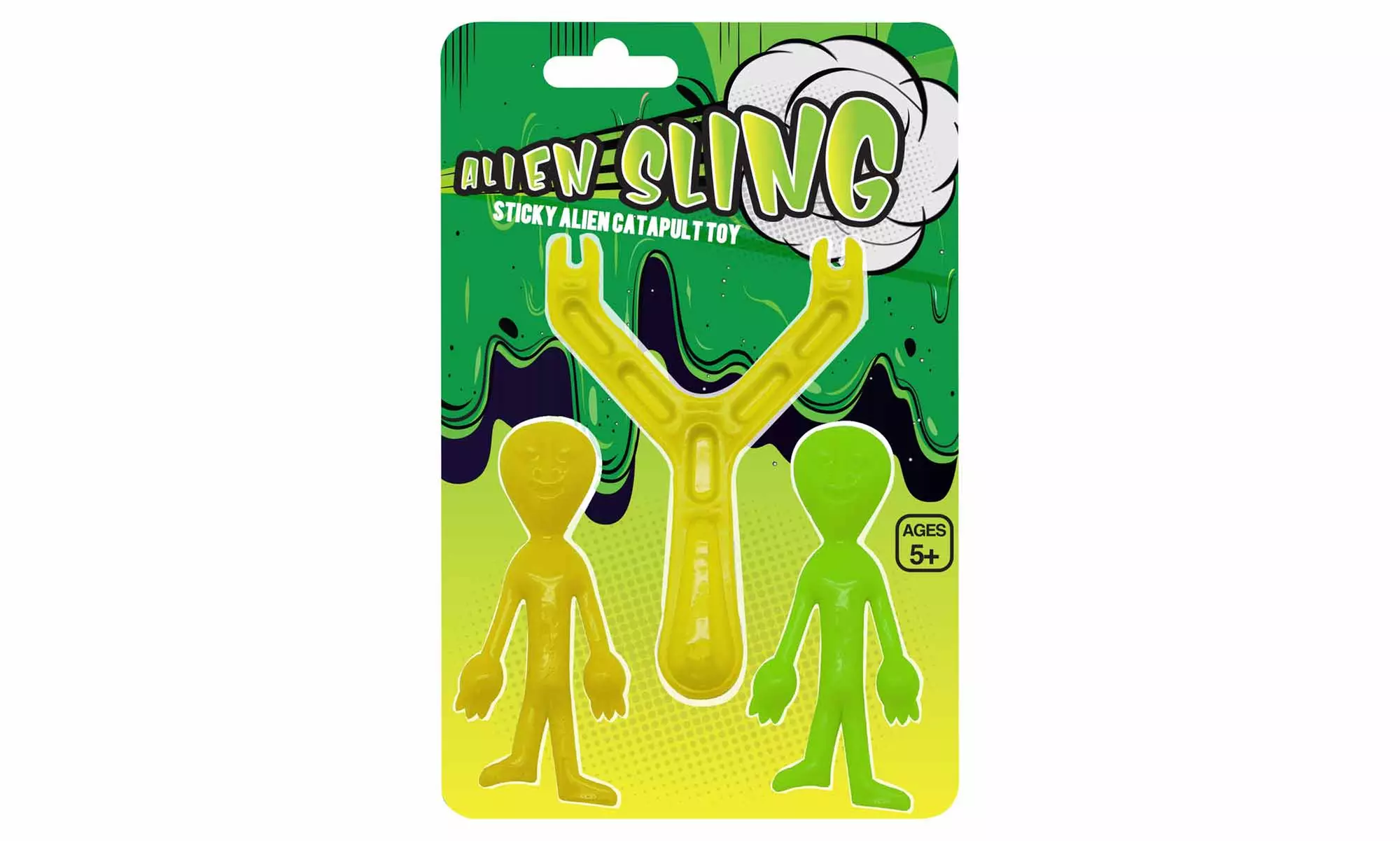 Sticky Two Alien Sling Catapult Toy (3-Pack) - Second Medium