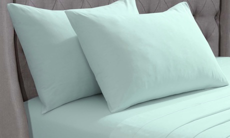 Lenzuola o coppie di federe in cotone, disponibili in 5 colori e varie dimensioni