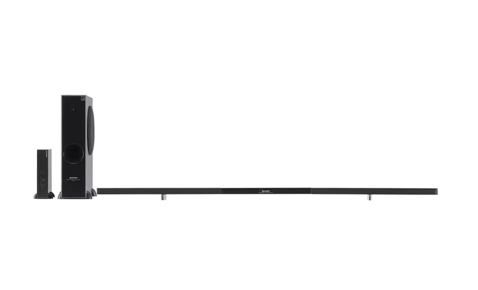$139.99 for a Sharp HT-SL77 2.1-Channel Sound Bar with Wireless Subwoofer ($349.99 List Price). Free Shipping & Returns. - Second Medium