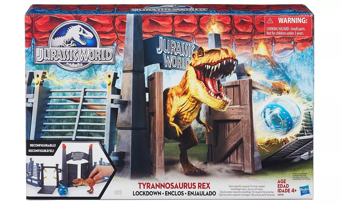 Jurassic World T-Rex Lockdown Playset - Primary Image