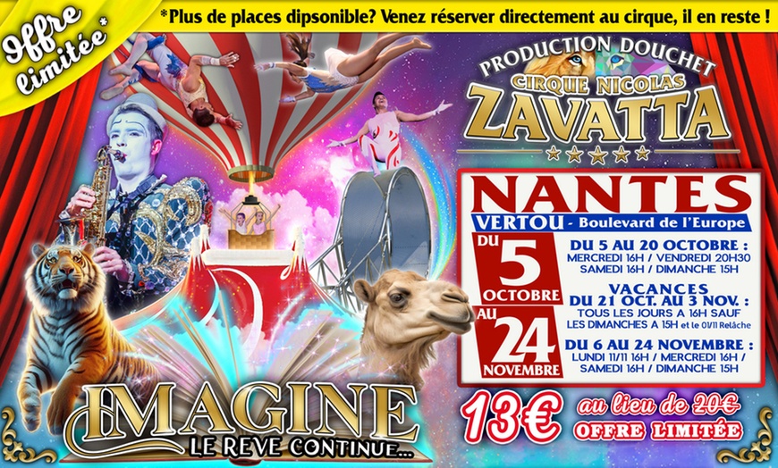 Image 1: Tous en piste pour le nouveau spectacle du cirque Zavatta à Nantes