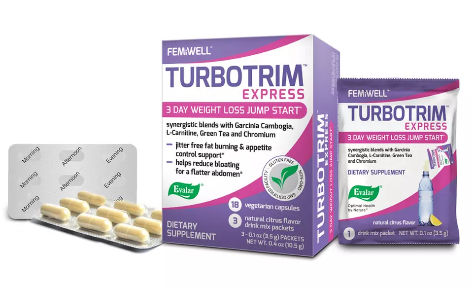 Evalar TurboTrim Daily or TurboTrim Express Weight-Loss Supplement - Second Medium
