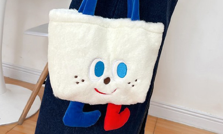 Image 5: Plush Mini Tote Bag