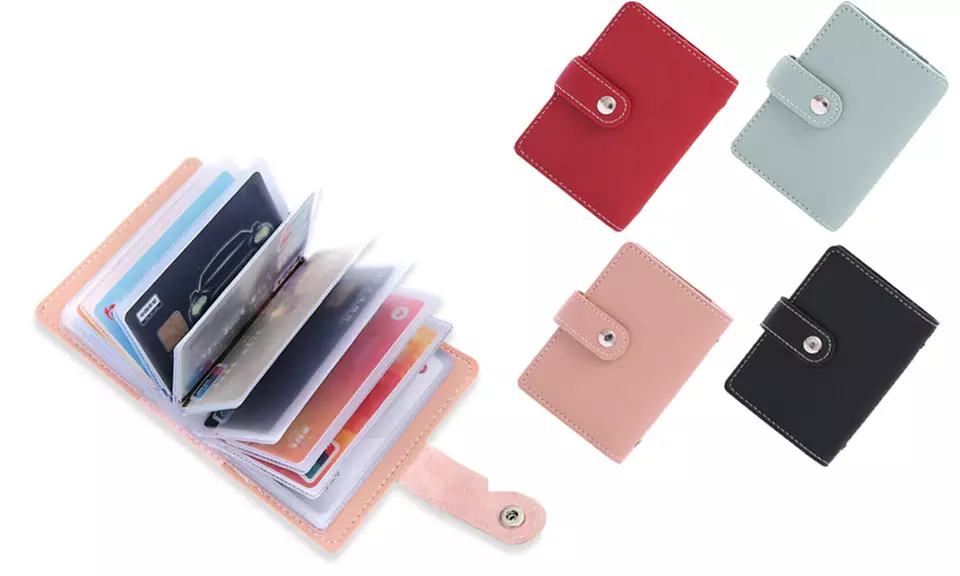 1 à 3 porte-carte pour femme en similicuir - Primary Image