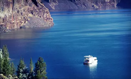 Houseboat Rental from Cove Palisades Resort and Lake Billy Chinook Houseboats (Half Off). Two Options Available. - Primary Image