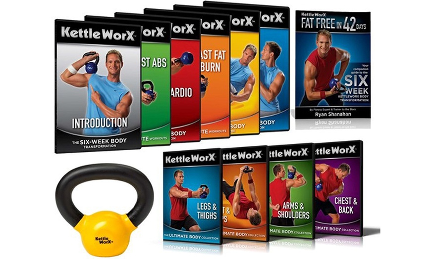 Image 1: KettleWorx DVD Set & Kettlebell	
