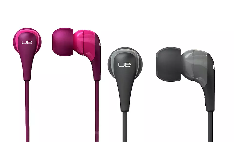 2-Pack of Logitech Ultimate Ears 200vi Noise-Isolating Earphones in Gray/Blue or Gray/Purple. Free Returns. - Second Medium