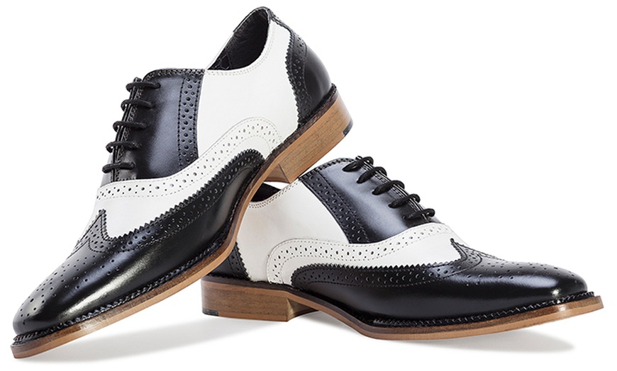 Image 6: Two Tone Leather Oxford Brogues