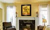 Van Gogh's Vase with Fifteen Sunflowers Framed Oil on Canvas