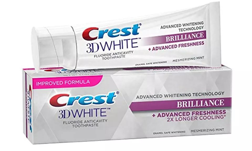 Crest 3D White Brilliance Mint Whitening Toothpaste (2- or 6-Pack); 4.1 Oz. - Primary Image