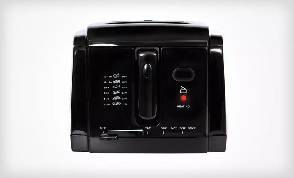 $39 for a Chefman Professional-Style Deep Fryer in Black or White ($79.99 List Price). Free Shipping and Free Returns. - Second Medium