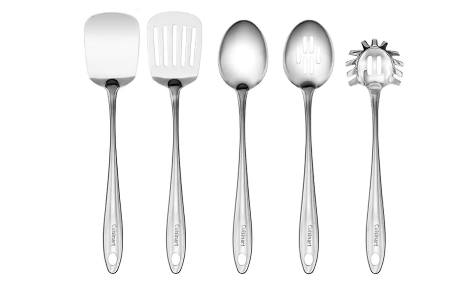 Cuisinart 5-Piece Stainless Steel Utensil Set. Free Returns. - Primary Image