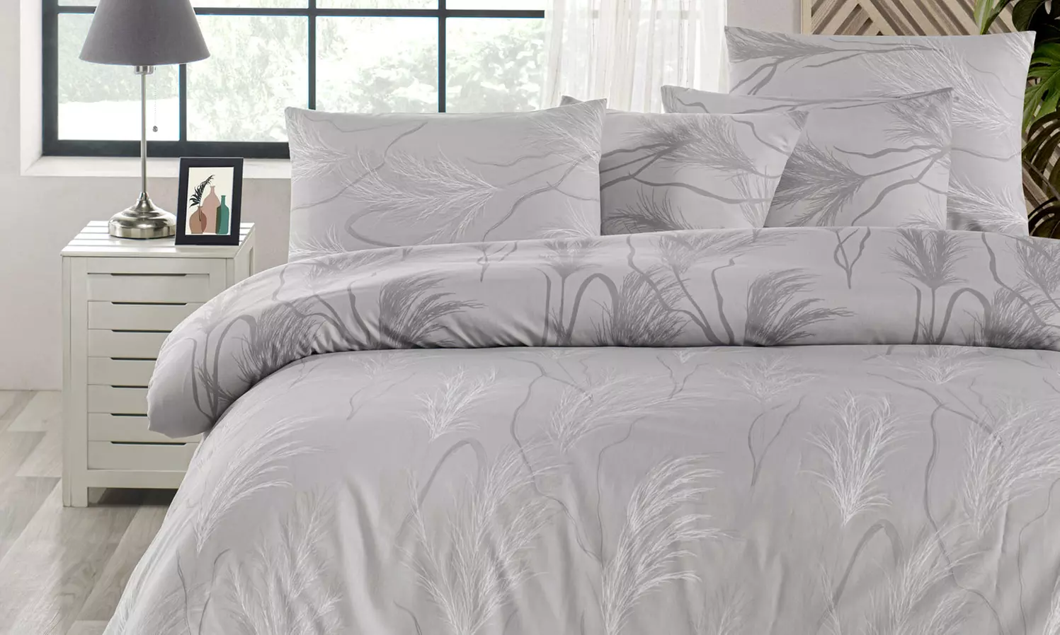 Juego de funda nórdica y 2 fundas de almohada para cama doble