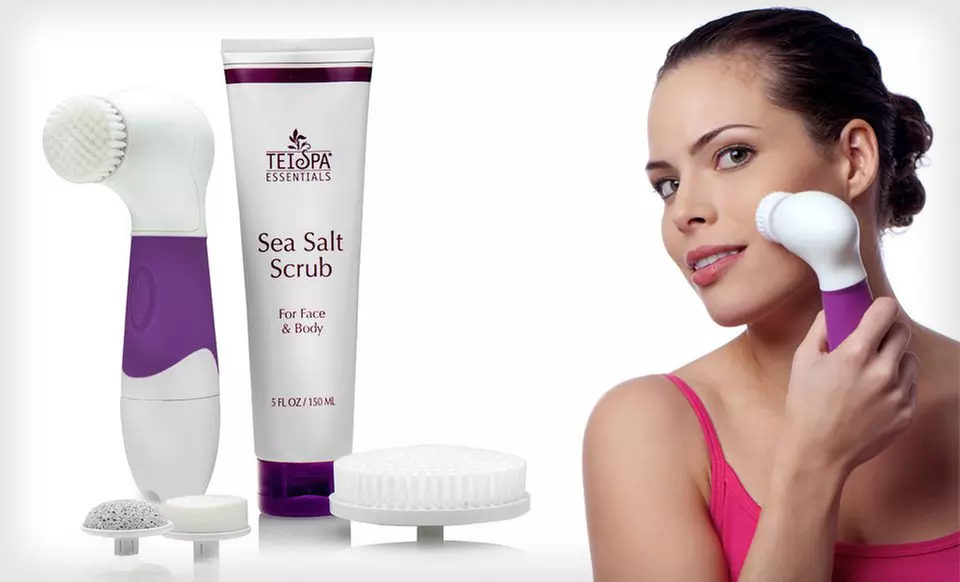 $39 for a Tei Spa Ultra Cleanse Sea Salt Scrub Facial Treatment Set ($95 List Price). Free Shipping. - Primary Image